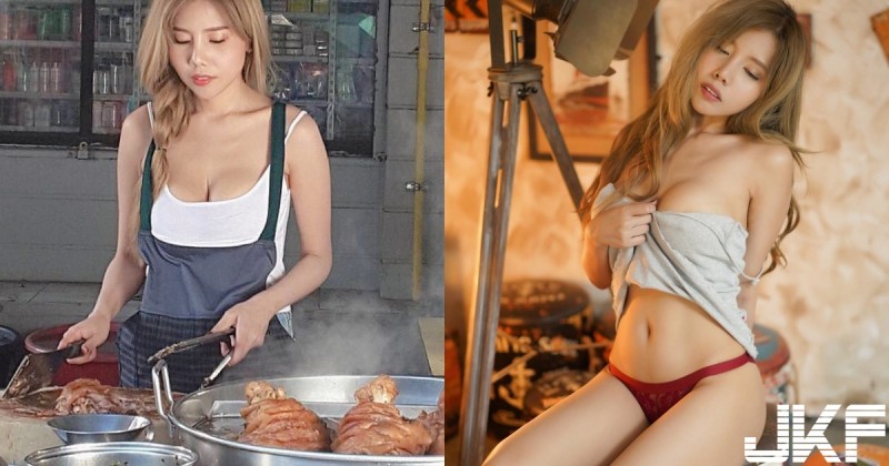 上班賣肉下班賣奶！色氣「小吃部老闆娘」一雙巨乳打天下，「圓圓滿滿」完全凍未條啊…