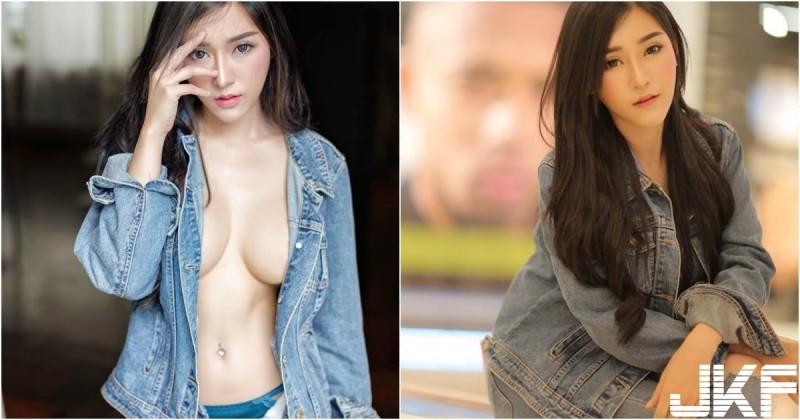 一件兩穿！長髮奶妹逛完街太狂！脫到裡面空空，「渾圓美乳」大方秀出！