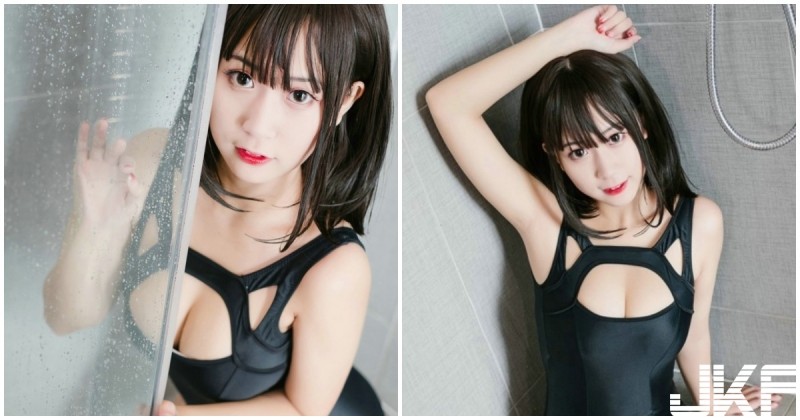 「爆乳蘿莉」幫你洗澡！史庫水濕身誘惑，「飽滿視角」讓人超想犯罪！