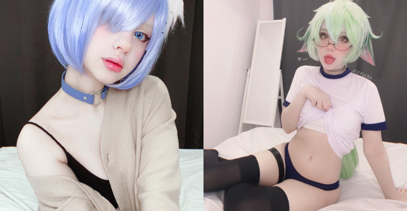 色氣！正妹Coser癡女魂爆發　又是撩衣又是吐舌…挑逗技能全開