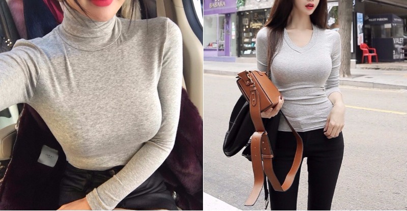 正妹拉扯上衣「雪白巨RU」要彈出，「上帝視角」畫面變好大！實在太邪惡啦！