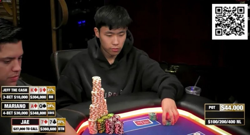 【EV扑克】从连胜翻盘到被清空崩盘，一手牌终结HCL新人逆袭梦