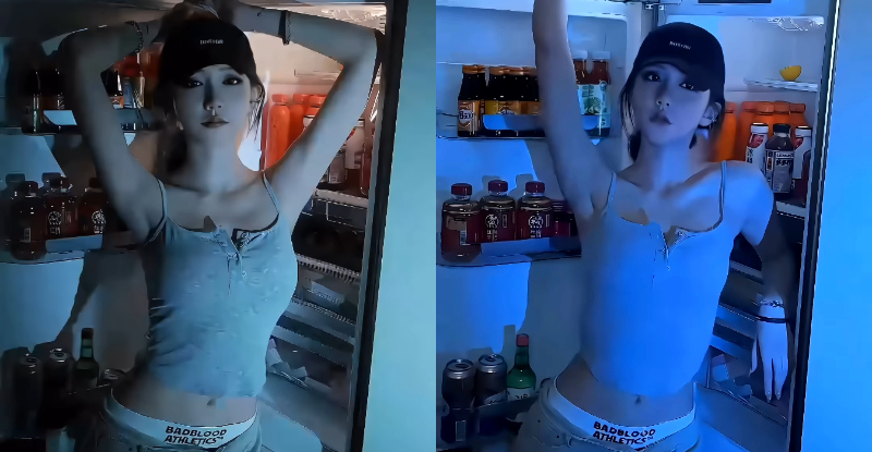 窈窕正妹「酸酸Enny」回家超Chill，「開瓶搖擺」沒喝就先醉！