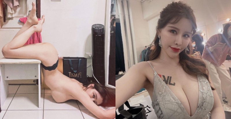 這我服！勾勾獻上最火辣「漫畫腰」挑戰　巨乳直接貼地啦！