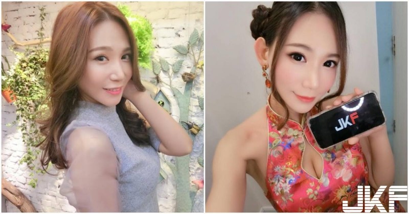 正妹楊羽霏穿上火辣旗袍，小露事業線「誘惑力滿滿」！