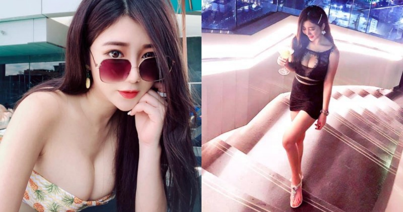 天燈妹「樂樂」泰國度假大方秀奶，「長輩出巡」比夜色還美！