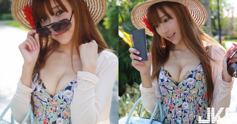 約會穿這樣可以？「大奶女友」爆乳洋裝太誘人，「銷魂男友視角」想直接把人帶回家啦…