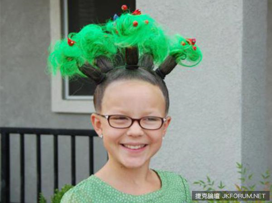 20幾個不在乎他人意見的兒童創意髮型