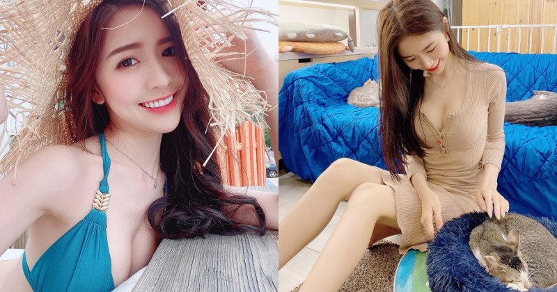 大馬女神「Angela張安琪」甜美清秀惹人愛，穿熱褲在家門口拉筋「讓人想犯罪」！