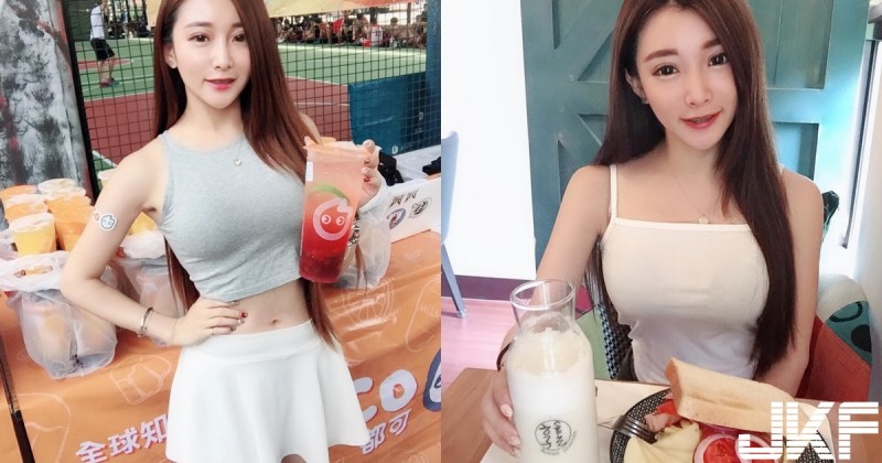 神正coco女郎找到了…「巨乳蟻腰」打卡甜食店，果然是火辣小螞蟻～